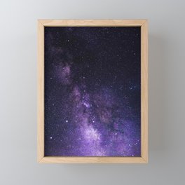 Lavender Milky Way Framed Mini Art Print