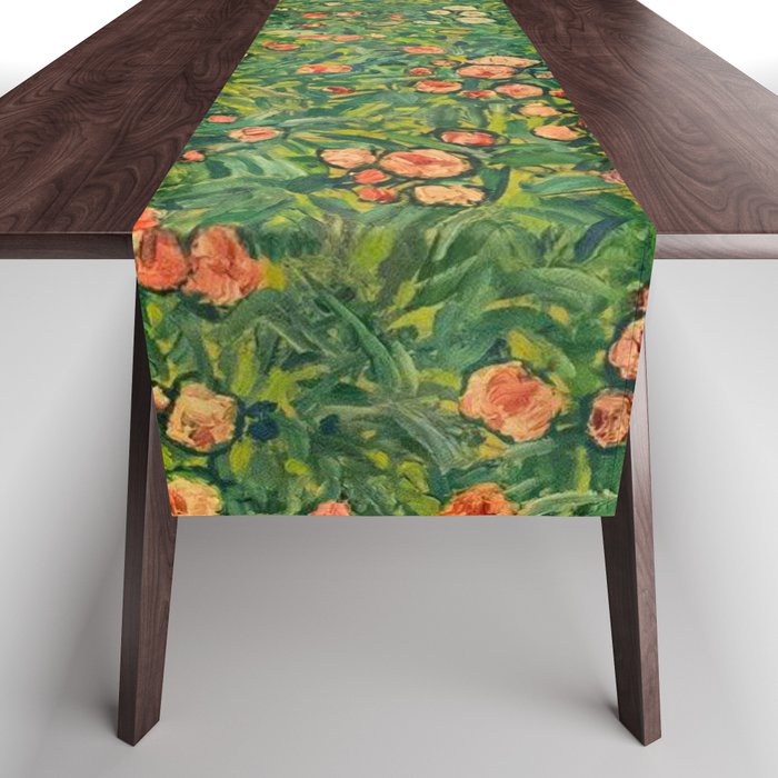 Gustav Klimt - Italian horticultural landscape Table Runner