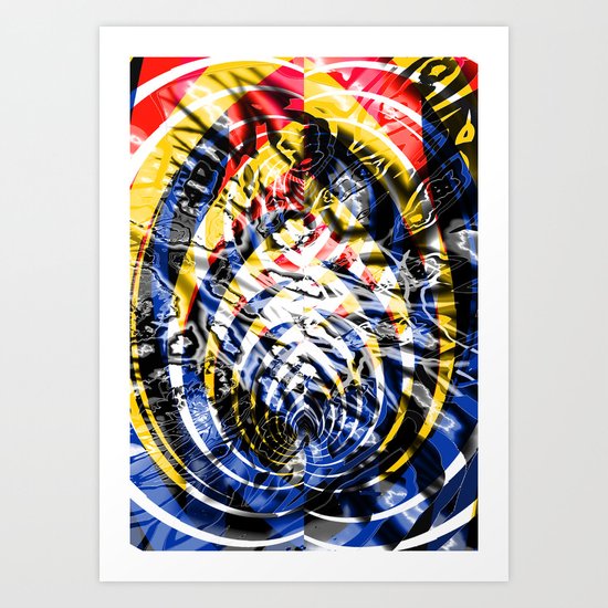 deep tunnel walk Art Print
