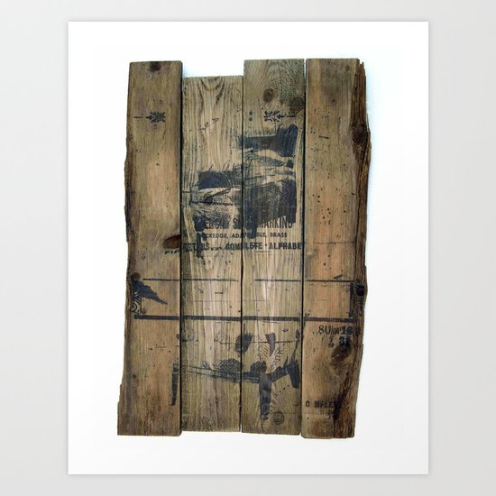 Thirst and the plan Art Print