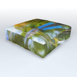Narrow Boat Touch Of Art Outdoor Floor Cushion