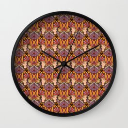 Art Nouveau Janus Wall Clock