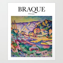 Braque - L'Estaque Art Print