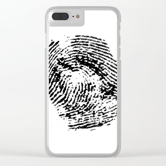Fingerprint Clear iPhone Case