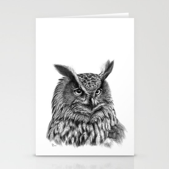 Eurasian Eagle Owl Stationery Cards