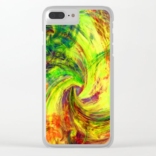 i love colours Clear iPhone Case