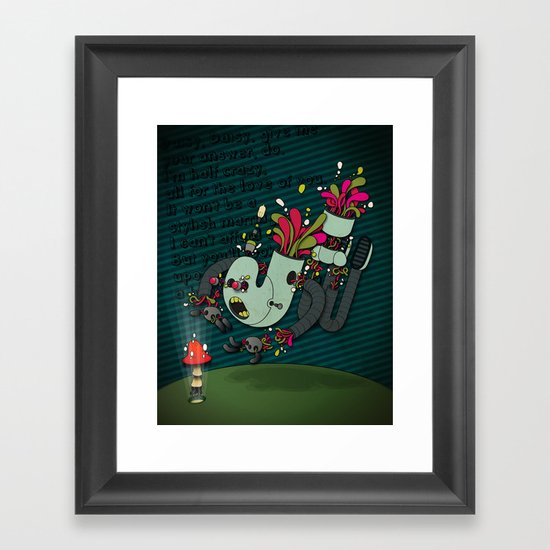 Daisy, Daisy! Framed Art Print