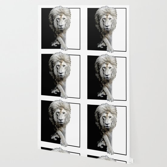 Yin Yang Lion Wallpaper By Vectorart Society6