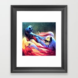 abstract colorful art 343. Framed Art Print