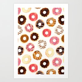 Donuts For Days Art Print