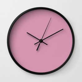 ROSEBLOOM pastel solid color Wall Clock