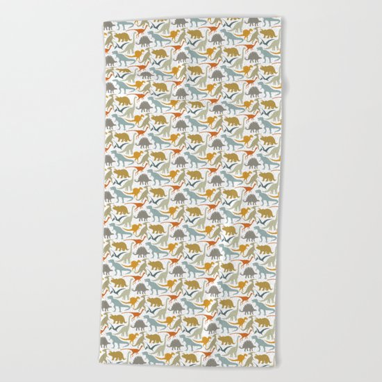 Dinosaur Friends Beach Towel