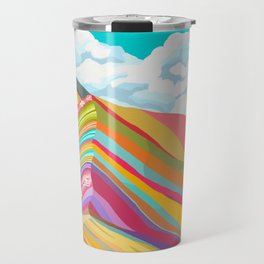 Vinicunca, Rainbow Mountain Travel Mug