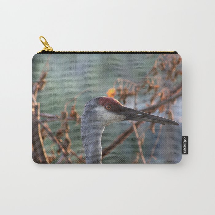 Sandhill crane at sunset Carry-All Pouch