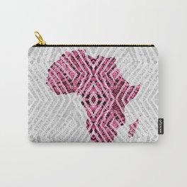 Africa in Grey Pink Carry-All Pouch | Afrocentricdecor, Afroboho, Afrocentricart, Africanmap, Minimalistafrican, Africanminimal, Bohominimalism, Africanart, Africaart, Graphicdesign 
