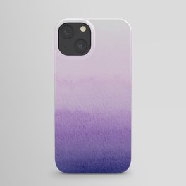 Scandinavian Watercolor Purple Gradient  iPhone Case