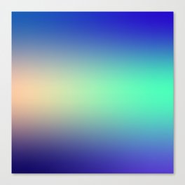 10  Blue Gradient Background 220715 Minimalist Art Valourine Digital Design Canvas Print