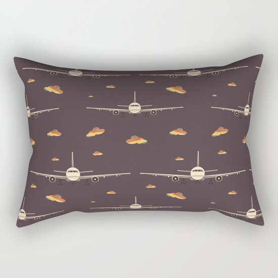 Take Off (Pattern) Rectangular Pillow