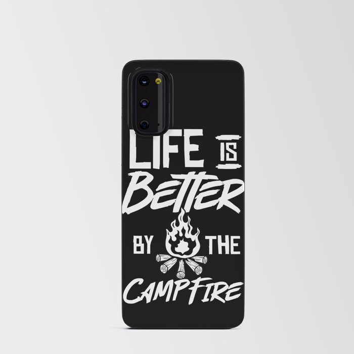 Campfire Starter Cooking Grill Stories Camping Android Card Case