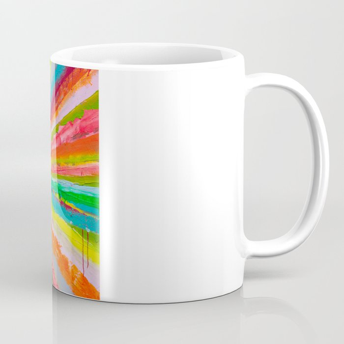 Exploding Rainbow Coffee Mug