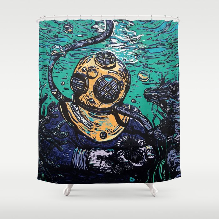Deep Sea Shower Curtain