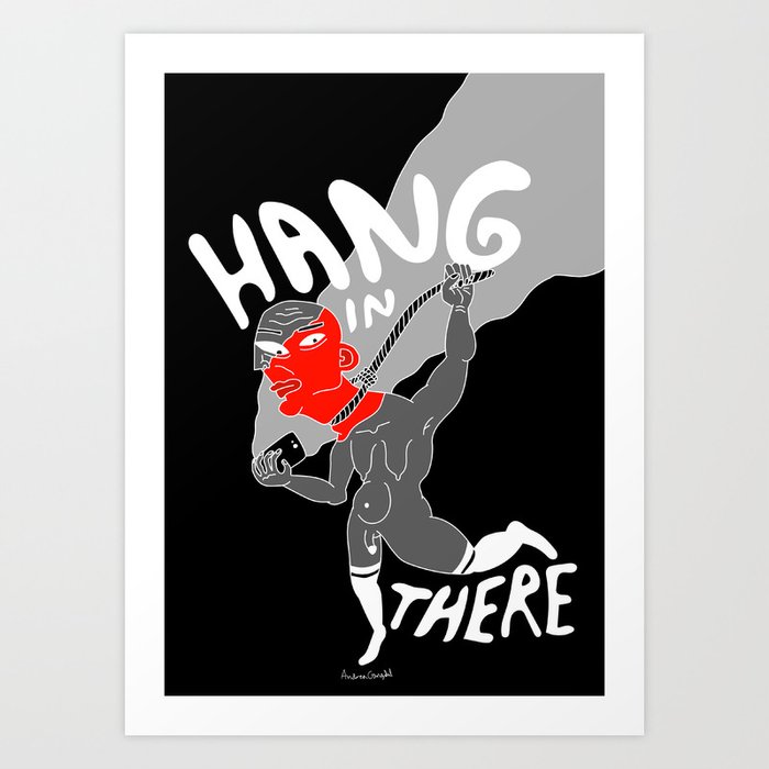 Lonely Suicide  Art Print