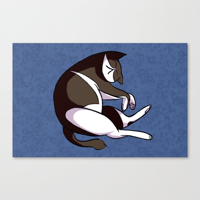 Sleeping cat Canvas Print