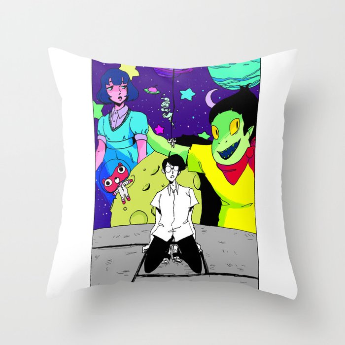 Opportunity Dangling Between Your Eyes Throw Pillow