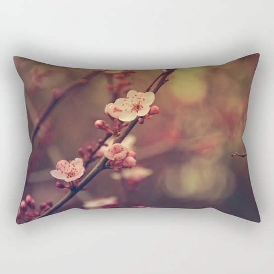 Beauty of Cherry Blossom Rectangular Pillow