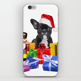 Merry Christmas French Bulldog Gifts - Nutcracker iPhone Skin