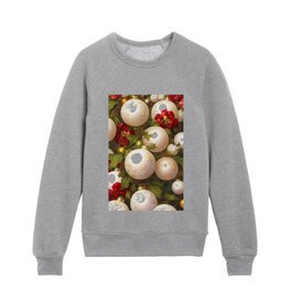 Christmas Xmas Light Ornaments 6 Kids Crewneck