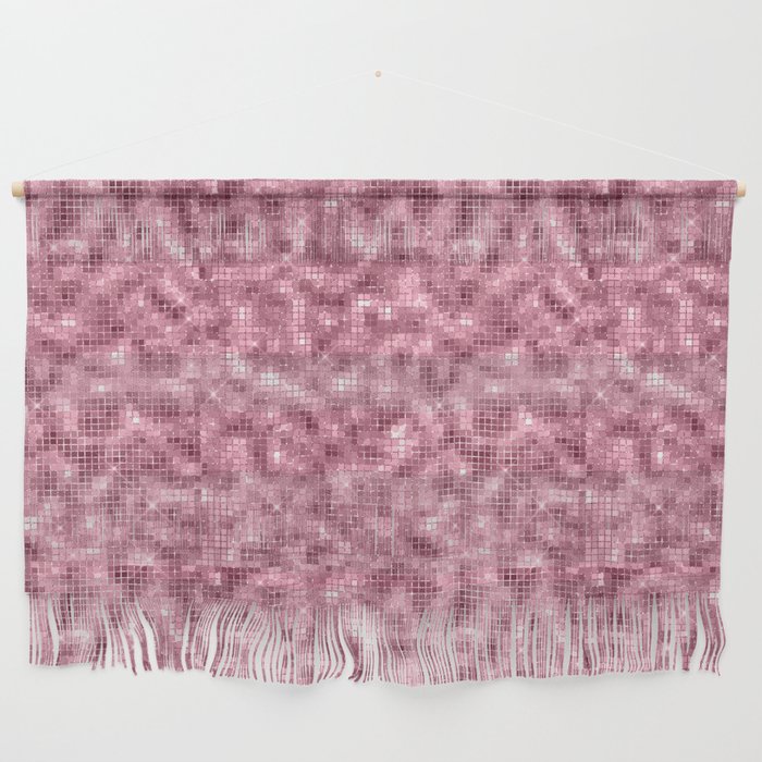 Luxury Pink Sparkle Pattern Wall Hanging