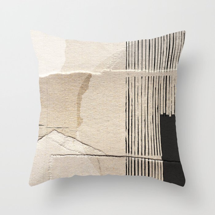 Paper Abstract Throw Pillow