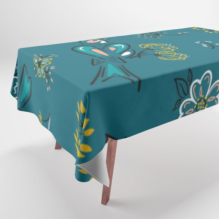 Summer Songbirds 1 Tablecloth