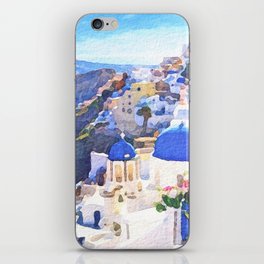 Santorini Greece #2 iPhone Skin