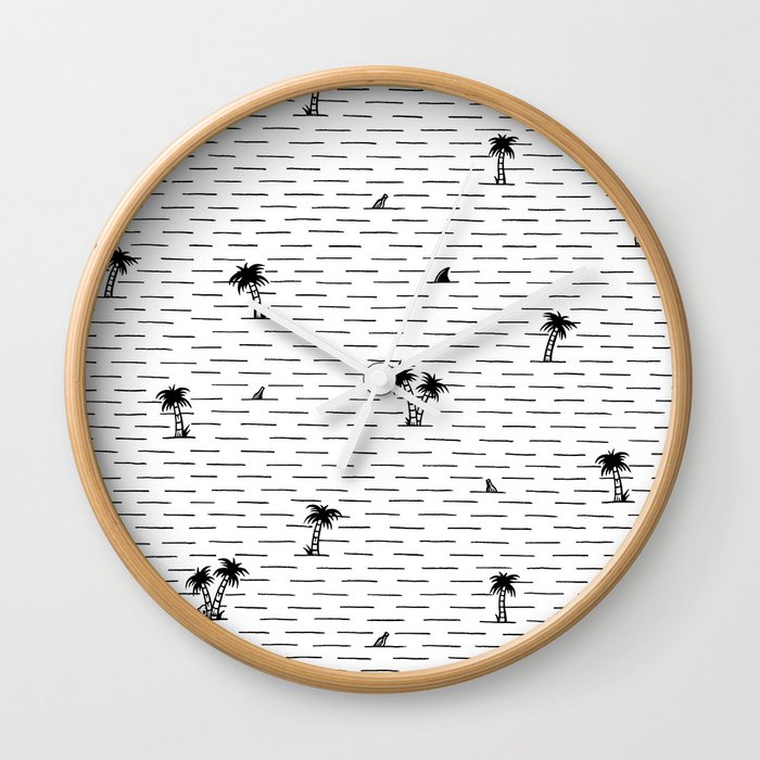Palm Breeze Wall Clock