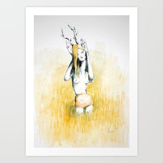 Who Are You? Art Print