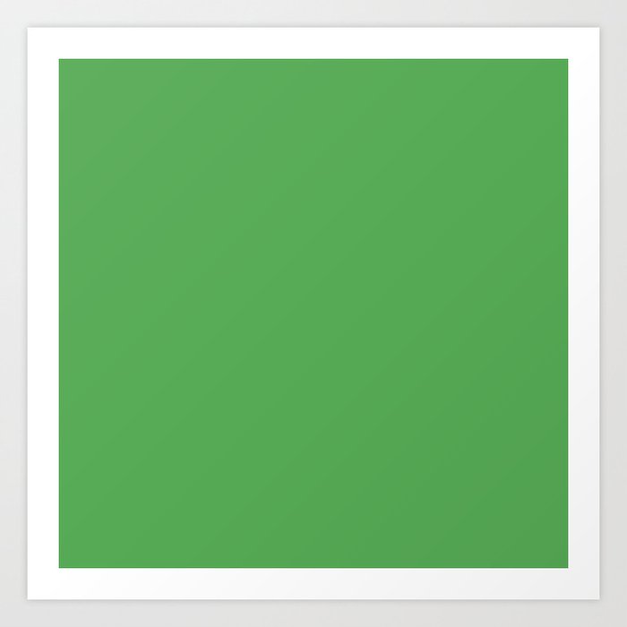 Monochrome green 85-170-85 Art Print