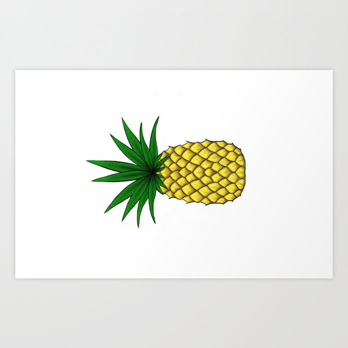 pineapple pot leaf shirt