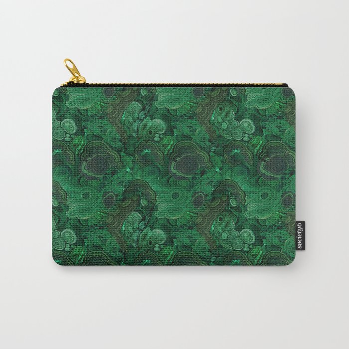 malachite Carry-All Pouch