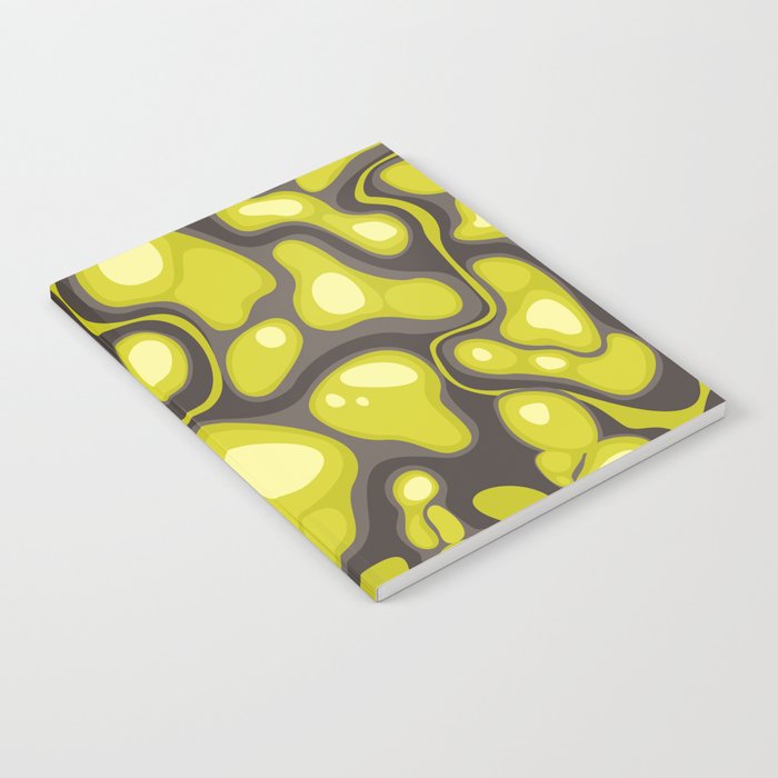 Geometric seamless pattern from spots. Abstract camo modern. Texture from water spots. Print on fabric and textiles. Endless design. illustration Notebook