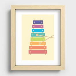 #70 Xylophone Recessed Framed Print