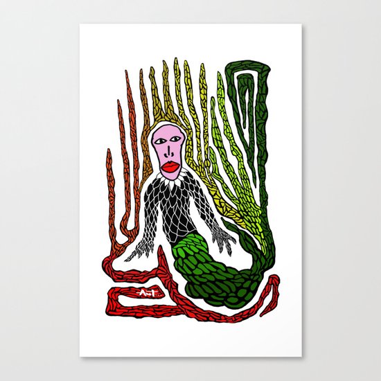 The Genius Birdman no background Canvas Print