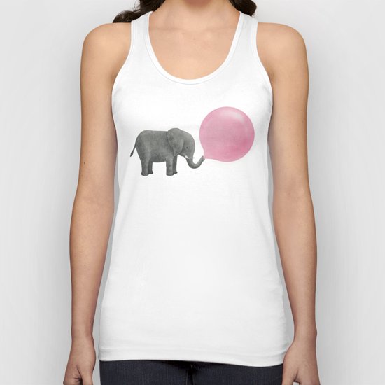 Jumbo Bubble Gum Unisex Tank Top