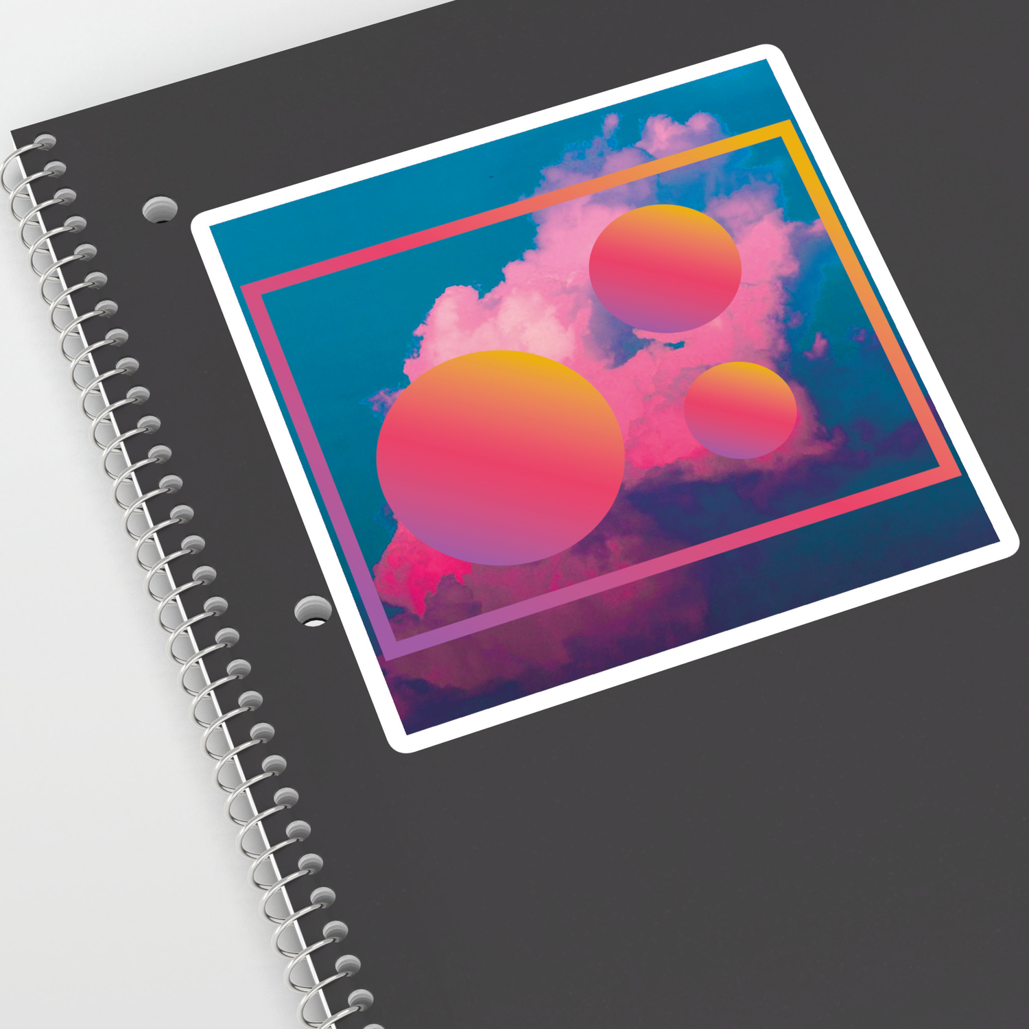 Vaporwave Sky 1 Rise 80s 90s Aesthetic Sticker By Graphicwavedesign Society6 See more ideas about pink aesthetic, aesthetic, 90s aesthetic. society6
