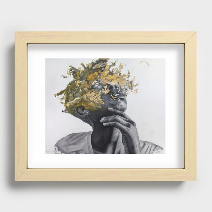 In Deep Thought Recessed Framed Print