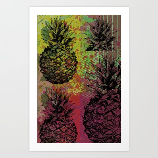 PineApple Fiesta Art Print