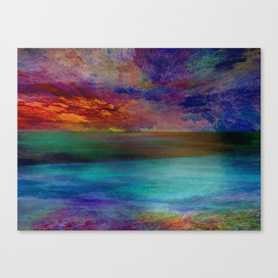 Ocean at Sunset Canvas Print