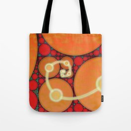 Fibonacci Spiral Fractal Tote Bag