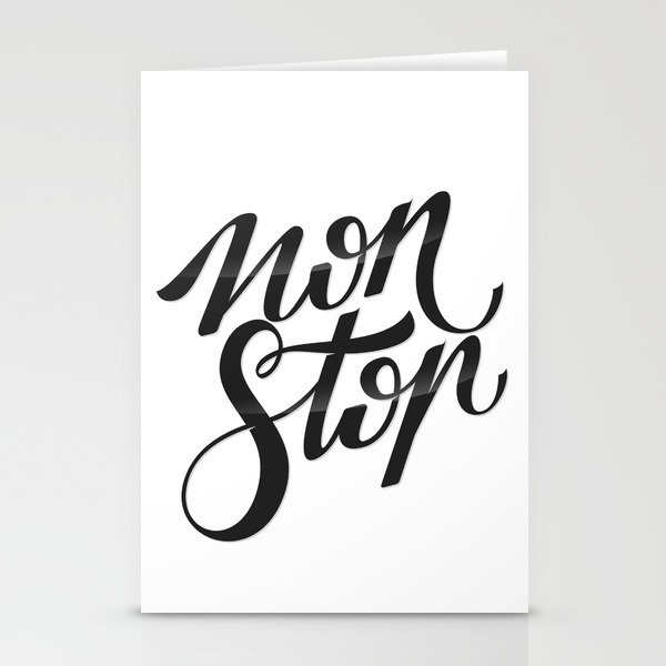 NON STOP Stationery Cards